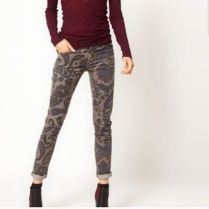 Citizens of Humanity Velvet Paisley Jeans